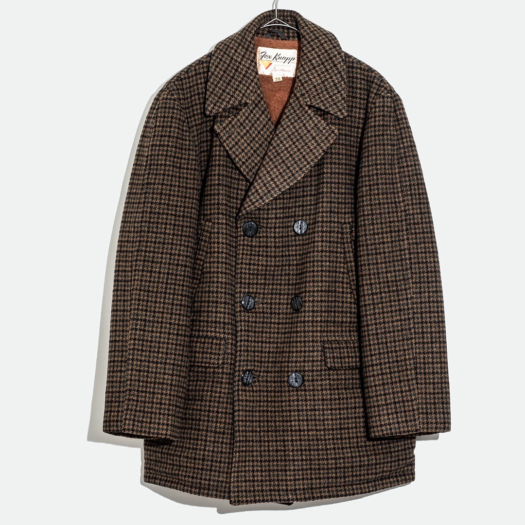 Fox knapp coat top